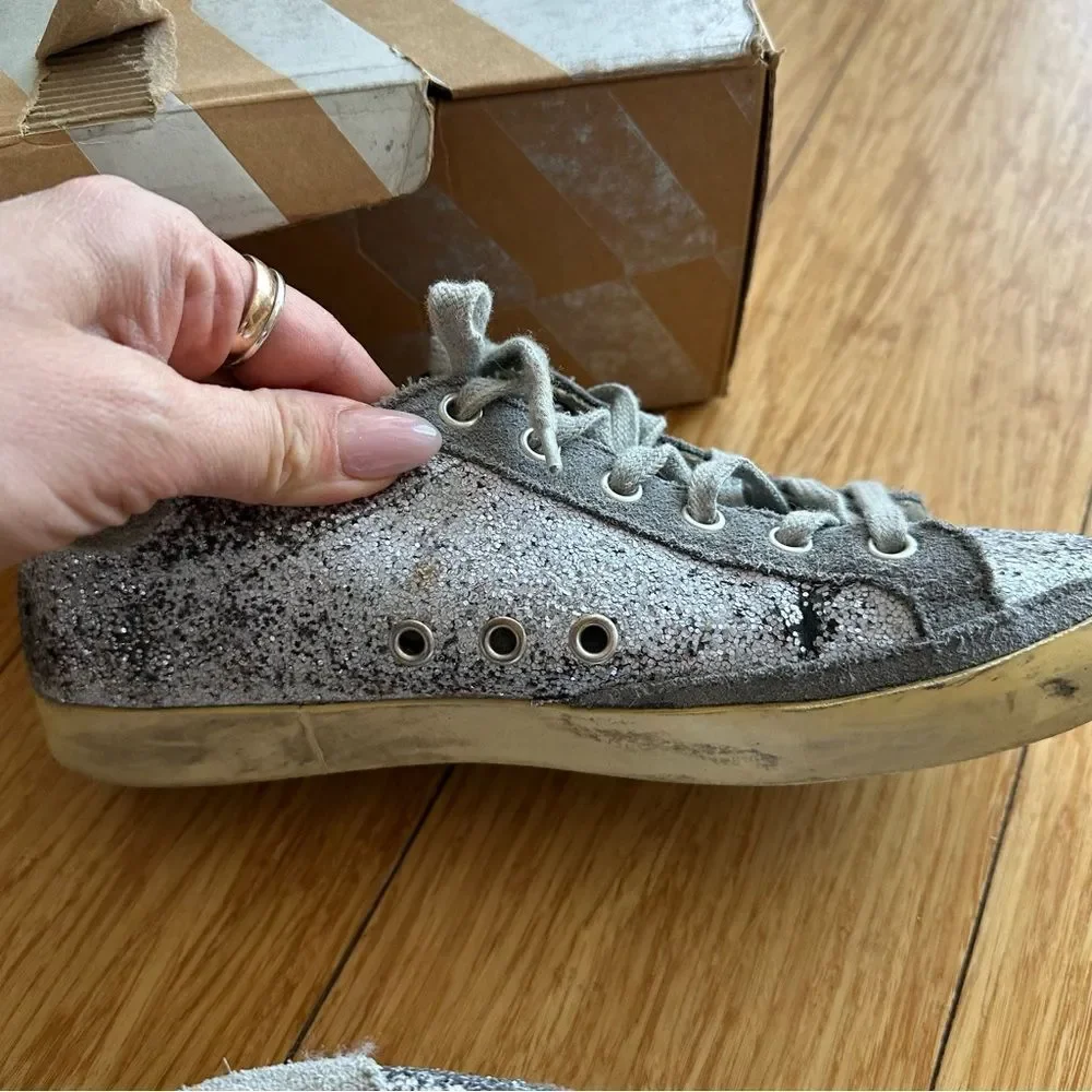 Golden Goose Superstar Glitter Sneakers